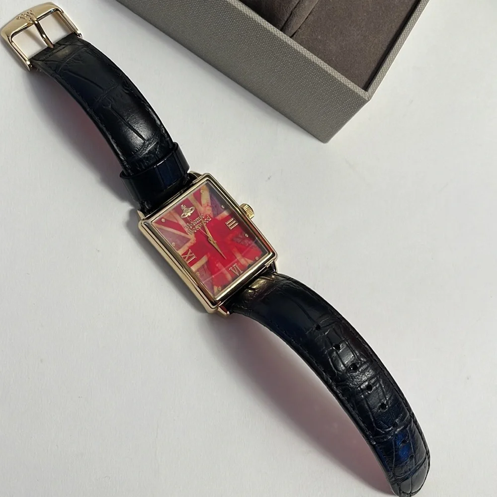 SOLD - Vivienne Westwood iconic UNION JACK IMPERIALIST WATCH NWT - Picture 7 of 10